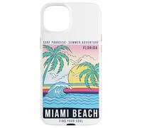 Cool Reto Miami Beach, Miami Outfit Moda Diseño Gráfico Carcasa para iPhone 15 Plus