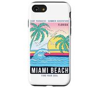 Cool Reto Miami Beach, Miami Outfit Moda Diseño Gráfico Carcasa para iPhone SE (2020) / 7 / 8