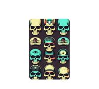 Cool Retro Skull Head Graphics Printing - Ambientador para coche, hojas colgantes perfumadas con cuerda, 10 unidades para el hogar