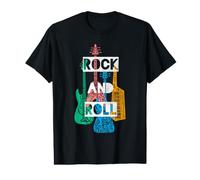 Cool Rock & Roll Music Make Some Noise Musical Instruments Camiseta gráfica económica
