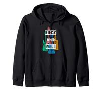 Cool Rock & Roll Music Make Some Noise Musical Instruments Sudadera con Capucha