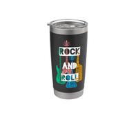 Cool Rock & Roll Music Make Some Noise Musical Instruments Vaso térmico de acero inoxidable de doble pared