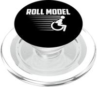 Cool Roll Model | Regalo Divertido para Silla de Ruedas para Personas con discapacidad PopSockets PopGrip para MagSafe