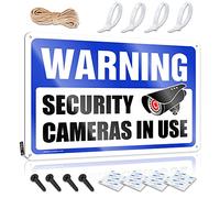 Cool Room Accessories For Teens Boys Warning Security Cameras I Use - Letrero de estaño para decoración de habitación para hombres (tamaño: 20 x 30 cm)