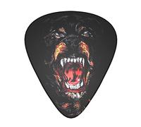 Cool Rottweiler Dog Art Advanced púa de guitarra 12 piezas Tres grosores para bajo, guitarra eléctrica, funda para guitarra acústica