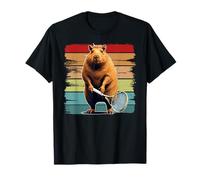 Cool Samba Capybara escapa del zoológico para Convertirse en un Fabuloso Jugador de Tenis Camiseta