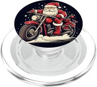 Cool Santa Claus Montando Motocicleta PopSockets PopGrip para MagSafe