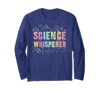 Cool Science Whisperer Equipo de Física Maestro Aprender Geek Manga Larga