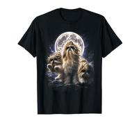 Cool Shih Tzu Dogs Moon Gafas de Sol Dueño de Mascotas Regalo Divertido Camiseta