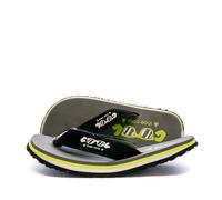 Cool Shoe Tongs Grise et Verte Garçon Boy, Chanclas, Multicolor, 31 EU