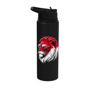 Cool Singapur Lion Singapur Bandera Amor Singapur Stainless Steel Insulated Water Bottle