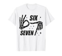 Cool Six Seven Number Gen Alpha Slang 6 7 Trending Meme Camiseta
