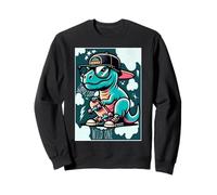 Cool Skate Dino Baby Dinosaur Cartoon for Kids Sudadera