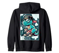 Cool Skate Dino Baby Dinosaur Cartoon for Kids Sudadera con Capucha