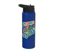 Cool Skateboard 2nd Grado Dude Back to School Boy Student Stainless Steel Insulated Water Bottle
