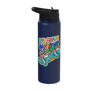 Cool Skateboard 2nd Grado Dude Back to School Boy Student Stainless Steel Insulated Water Bottle