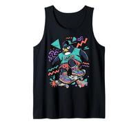 Cool Skater Penguin 90s Streetwear Graphic Camiseta sin Mangas
