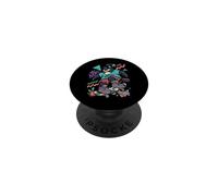 Cool Skater Penguin 90s Streetwear Graphic PopSockets PopGrip Adhesivo