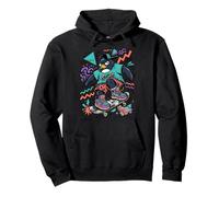 Cool Skater Penguin 90s Streetwear Graphic Sudadera con Capucha