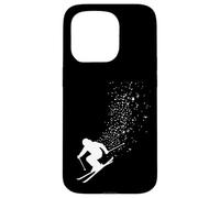 Cool Skier Winter Sports Fan Mountain Skiing Lover Hombres Mujeres Carcasa para iPhone 15 Pro