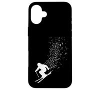 Cool Skier Winter Sports Fan Mountain Skiing Lover Hombres Mujeres Carcasa para iPhone 16 Plus