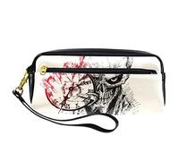Cool Skull - Cartuchera Estuche para Lápices de Piel Sintética con Cremallera, Utiles Escolares y de Oficina para Niños y Niñas