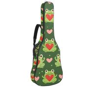 Cool Skulls - Funda acolchada para guitarra acústica con bolsillos ajustables para correa de hombro, Multicolor 07, 42.9x16.9x4.7 in, Mochila informal