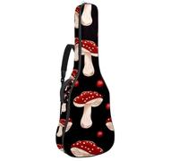 Cool Skulls - Funda acolchada para guitarra acústica con bolsillos ajustables para correa de hombro, Multicolor 06, 42.9x16.9x4.7 in, Mochila informal