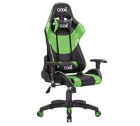 COOL SMARTPHONES & TABLETS ACCESSORIES Sillón Gaming Premium Cool Tucson Negro-Verde Polipiel