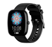 Cool smartwatch border silicona negro (llamadas, salud, deporte)