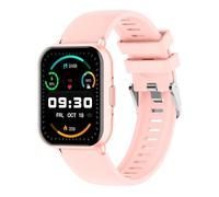 Cool Smartwatch Cascais Silicona Rosa para iPhone y Android (Llamadas, Salud, Deporte)