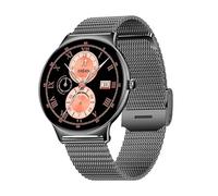 Cool Ultrathin Reloj Smartwatch (AMOLED, Llamadas, Salud, Deporte) Negro + 2 Correas