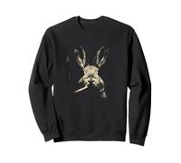 Cool Smoking Bunny Conejo Retro Sketch Vibes Sudadera