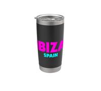 Cool Spain Ibiza Island Illustration Novelty Graphic Designs Vaso térmico de acero inoxidable de doble pared