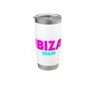 Cool Spain Ibiza Island Illustration Novelty Graphic Designs Vaso térmico de acero inoxidable de doble pared
