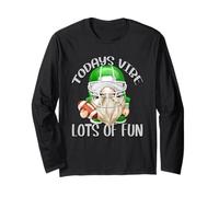 Cool Sports GNOME For Football Lover Todays Vibe Lots of Fun Manga Larga