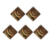 Cool Steampunk Gears - Ambientador colgante de incienso para coche, paquete de 5 hojas colgantes perfumadas para automóvil, hogar, decoración interior de automóvil, rombos, estilo gris