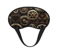 Cool Steampunk Gears - Antifaz para dormir con estampado de engranajes para hombres, mujeres, viajes, yoga, meditación