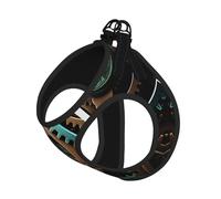 Cool Steampunk Gears - Arnés ajustable para perro con estampado de engranajes, arnés para cachorros, clips de correa, arnés para mascotas, chaleco de entrenamiento para mascotas