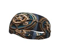 Cool Steampunk Gears - Banda deportiva para el sudor para mujeres y hombres, adecuada para correr, yoga, fitness, fútbol