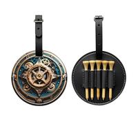 Cool Steampunk Gears - Bolsa de almacenamiento para camisetas de golf, color negro, bolsa de almacenamiento multifuncional para hombres, material de poliuretano duradero