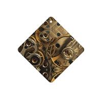 Cool Steampunk Gears Printing - Ambientador para coche, 10 piezas, hojas aromáticas, accesorios para colgar en el coche con cuerdas para decoración