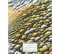 Cool Stereograph Composition Notebook - Wide Ruled, 110 Pages, 7.5 x 9.25: Perfect for School, Work, or Journaling with a Stunning 3D Visual Cover