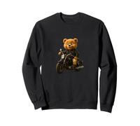 Cool Stylish Teddy Bear Illustration Novelty Graphic Designs Sudadera
