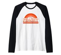Cool Summer Fruit Retro Just Peachy & Keep it Peachy Graphic Camiseta Manga Raglan