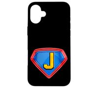 Cool Super J Alphabet Cute Initial Monogram Letter J Graphic Carcasa para iPhone 16 Plus