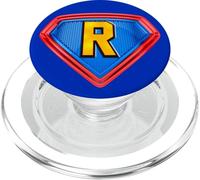 Cool Super R Alphabet Cute Initial Monogram Letter R Graphic PopSockets PopGrip para MagSafe