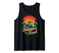 Cool Surf City USA, Huntington Beach, Surf Vibe Cita Camiseta sin Mangas