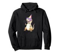 Cool T-Rex Party Dino Celebration Gafas de Sol Sudadera con Capucha