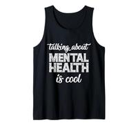 Cool Talking About Mental Health Awareness Quote Camiseta sin Mangas